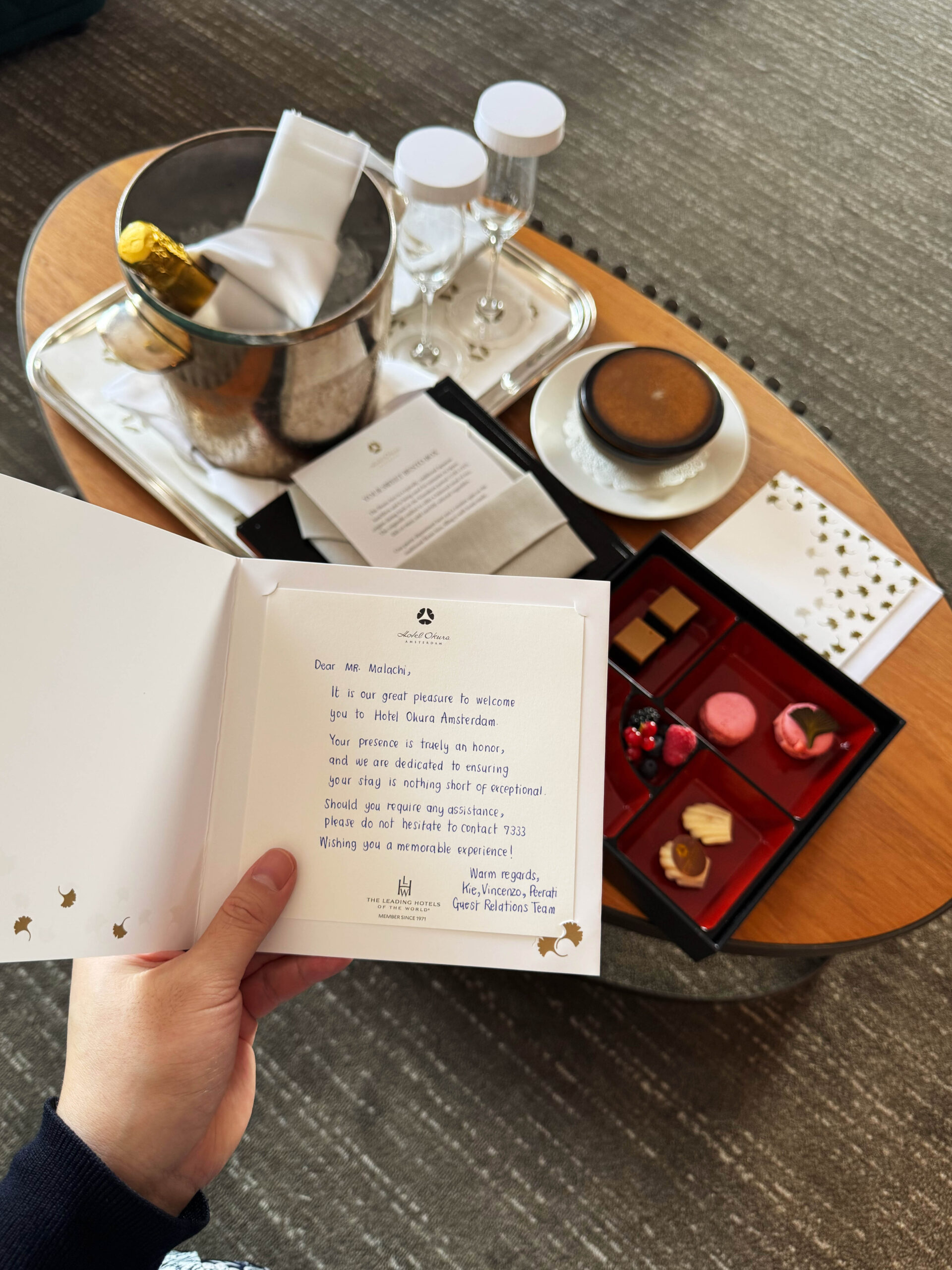 Stefano Malachi Hotel Okura Amsterdam