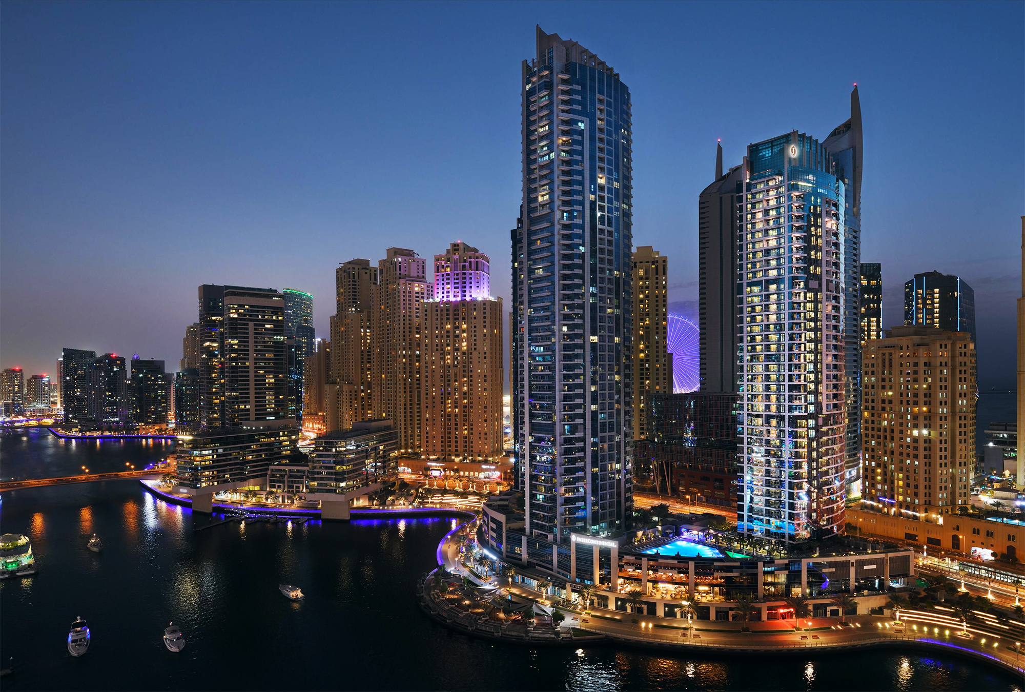 InterContinental Dubai Marina: Sky-High Luxury with Panoramic Dubai Waterfront View