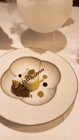 Banana caramel mousse