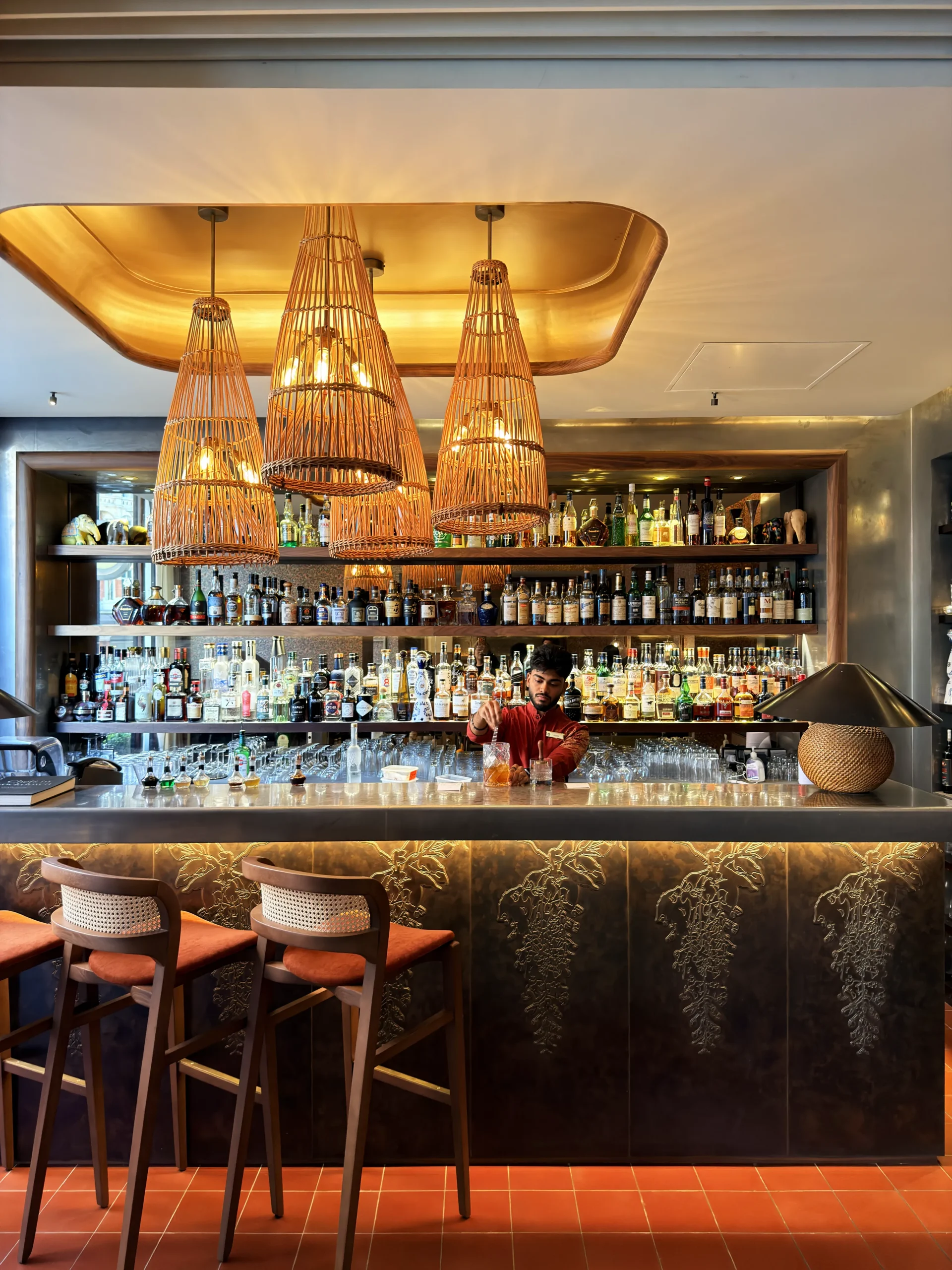 Exquisite multi-course seafood tasting menu spread at Quilon London, featuring Michelin-starred coastal Indian dishes, fresh seafood, and vibrant presentation.
