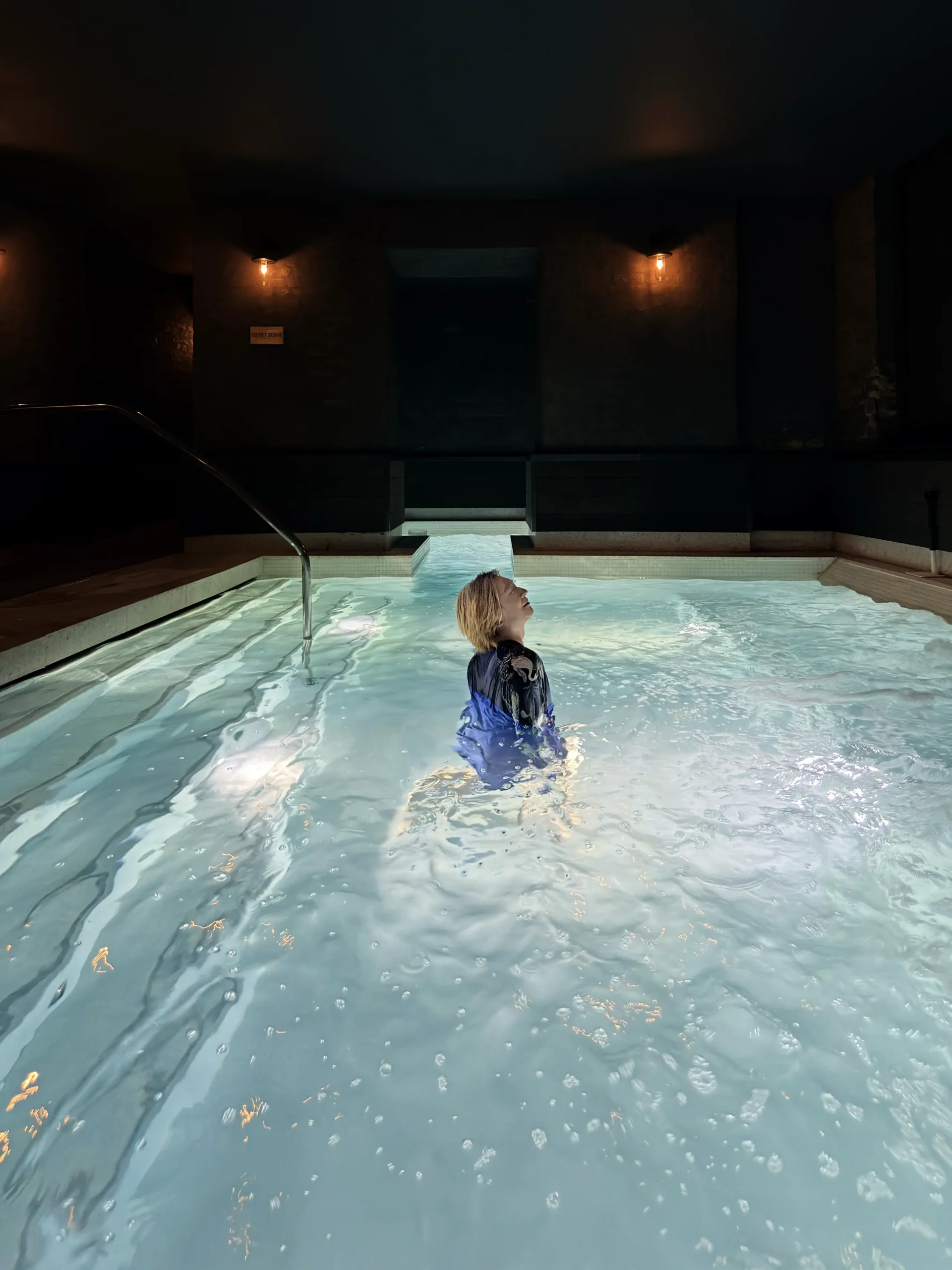 Stefano Malachi enjoying a rejuvenating wellness retreat at J Wellness Circle, the luxury spa within Taj 51 Buckingham Gate Suites and Residences in London.
